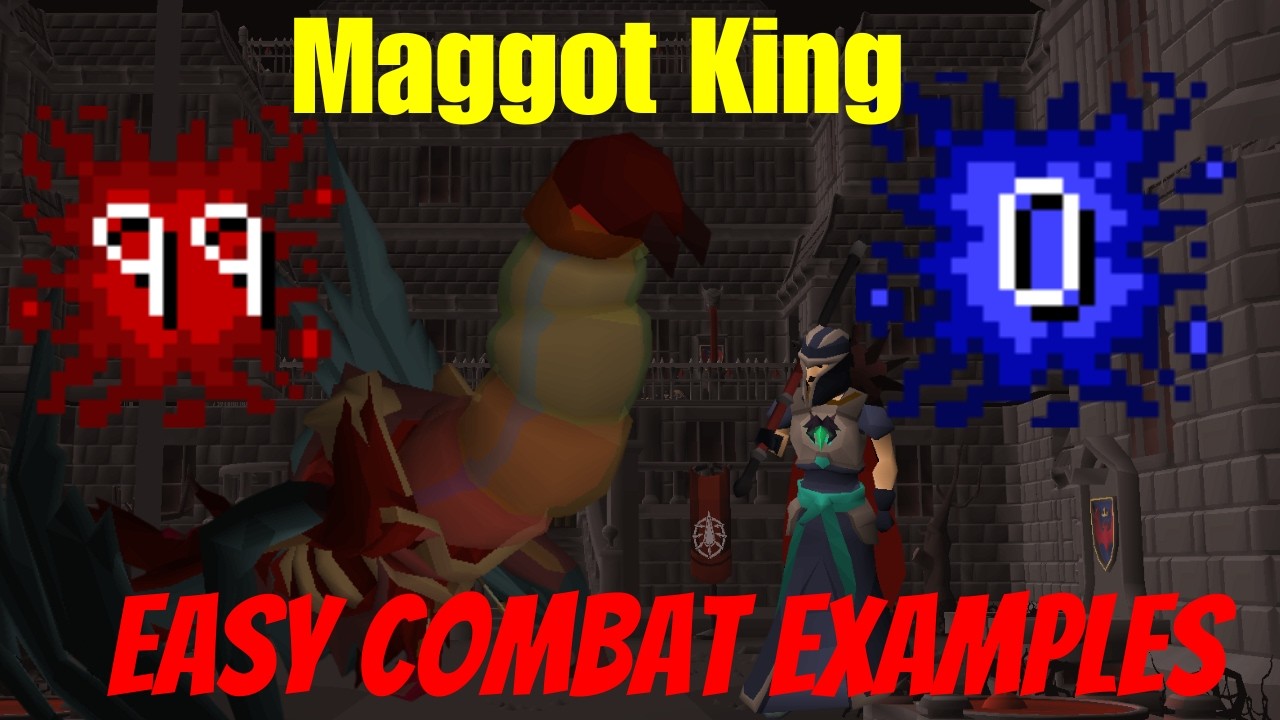 OSRS's Newest Boss! | Maggot King Battle Easy Examples | Beginner Friendly Strategies and Tips