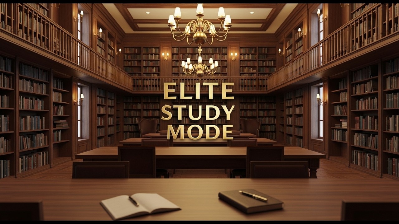Deep Focus Study Session in Harvard Library 🎓 | 1 Hour Instrumental for Concentration