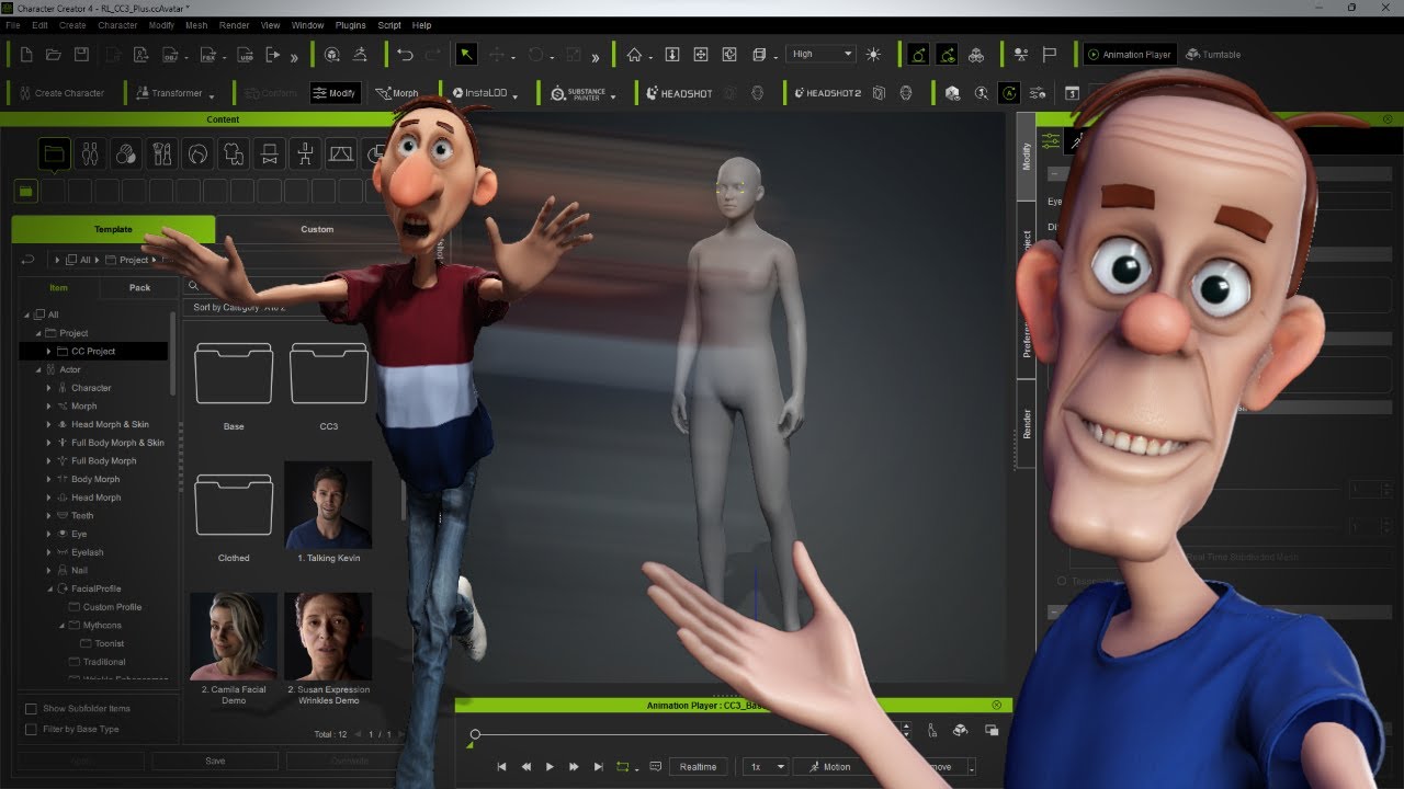 Creating stylized characters using Character Creator and Zbrush