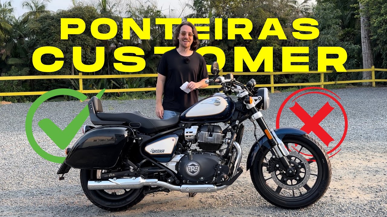 VALEM A PENA?? $$$ PONTEIRAS CUSTOMER SUPER METEOR 650 #royalenfieldbrasil #supermeteor650
