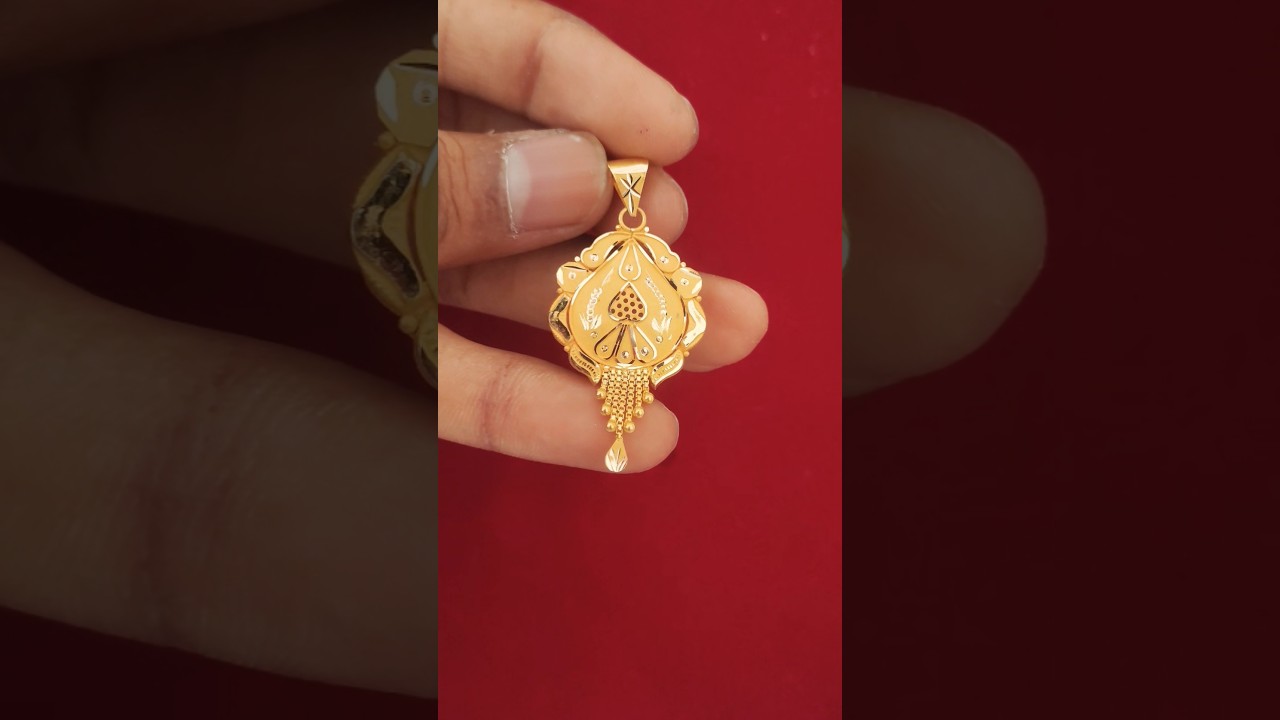 Latest gold Chain locket design 🤩#pendal #pendant #locket #gold #reel #jewellery #viral #22caratgold