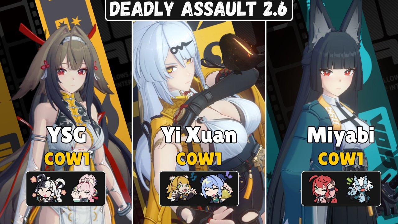 Deadly Assault | Ye ShunGuang, Anby, Yi Xuan Team | Zenless Zone Zero 2.6