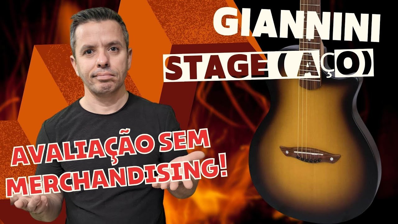 Avaliação do Violão Giannini Stage Semi Solido Sts Spc Ceq Ts