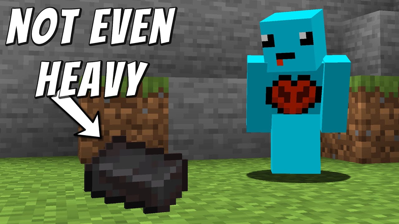 minecrafts heaviest item isn't what you think...