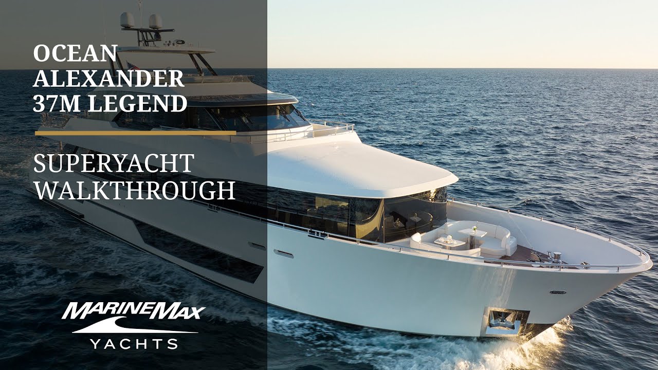 Яхта Ocean Alexander 37M Legend | Полный видеообзор