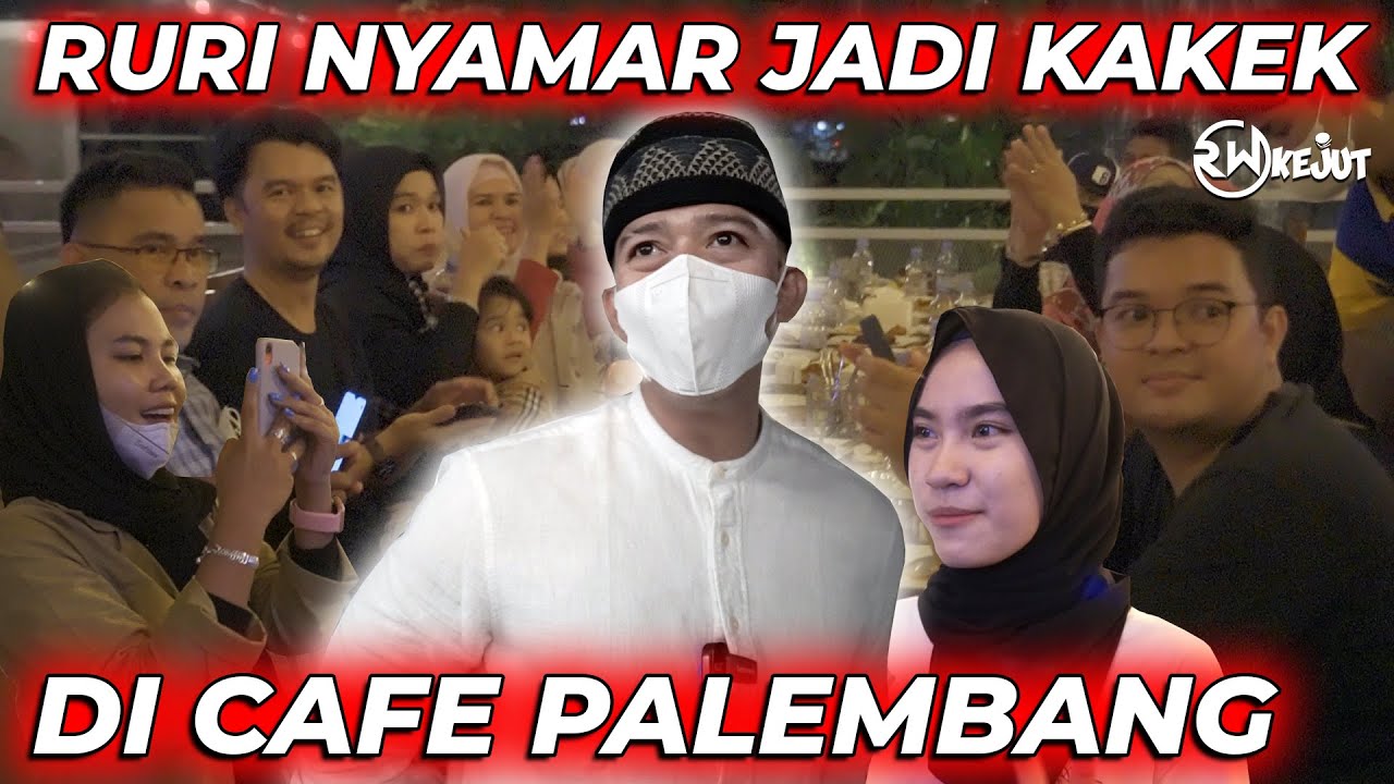 RURI NYAMAR JADI KAKE DI CAFE PALEMBANG