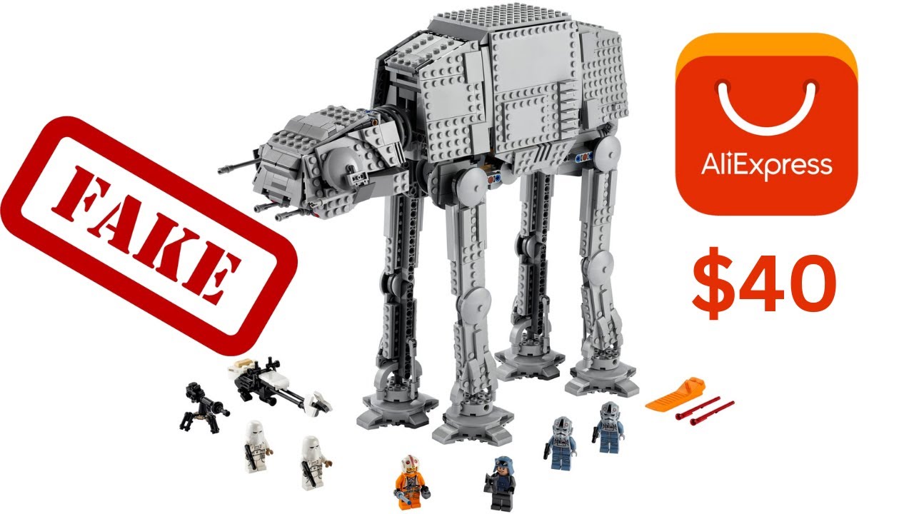 *FAKE* AliExpress Star Wars AT-AT Speed Build