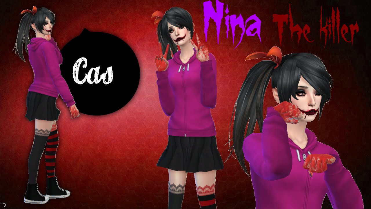 Sims4- Creating a 'Nina The Killer' Sim