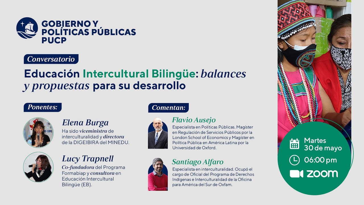 Conversatorio: Educación Intercultural Bilingüe - balances y propuestas para su desarrollo