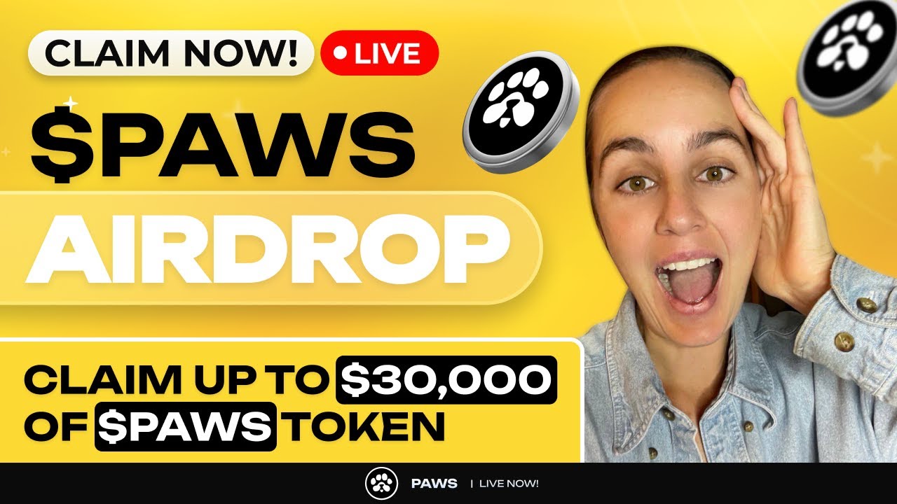 PAWS Airdrop Guide | Claim over $30,000 Paws Coin