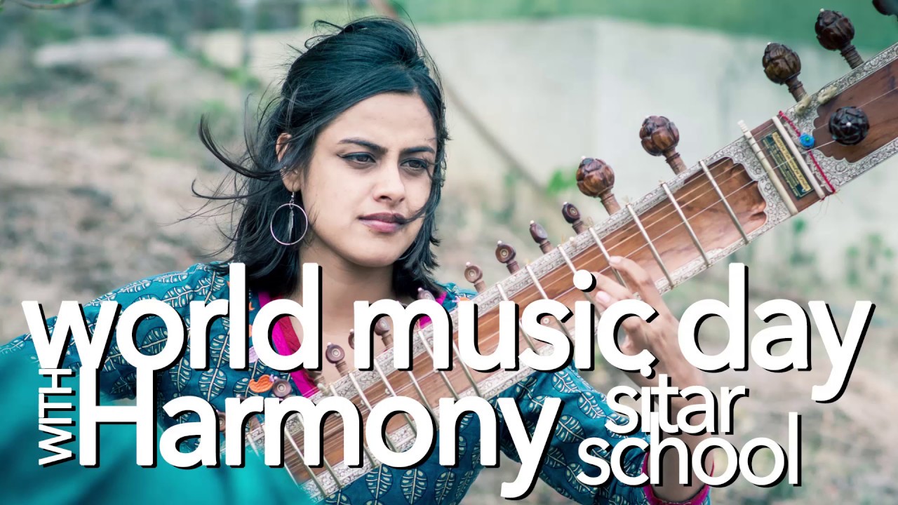 World Music Day at the Harmony sitar school