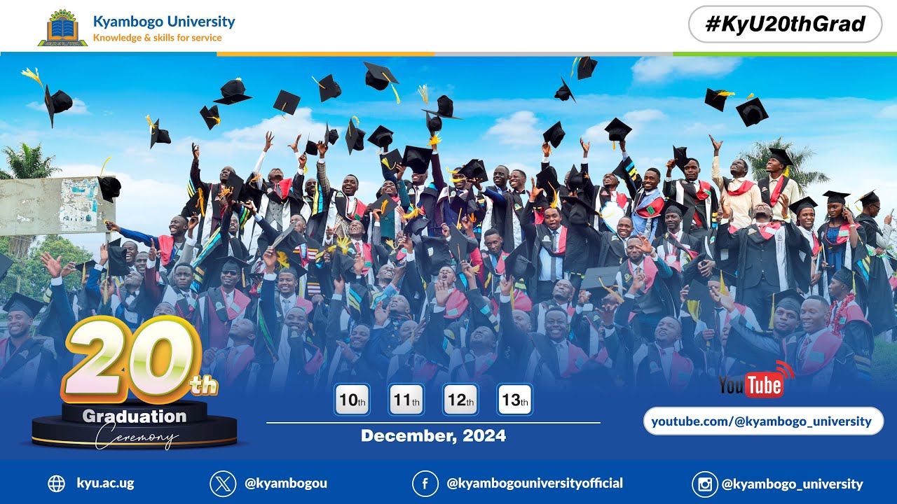 20th Kyambogo University Graduation  Ceremony Day 4 - Live