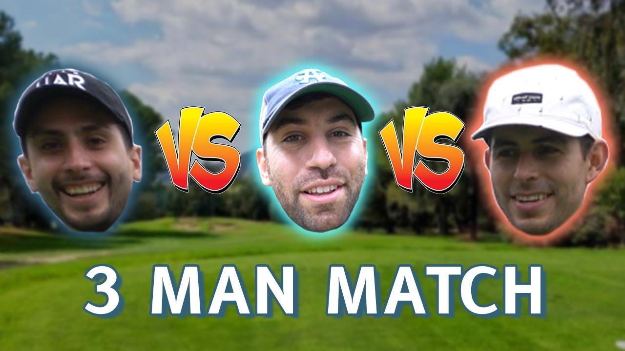 1v1v1 MATCH with AVERAGE Golfers | Marshall Canyon LA | SHOT TRACERS
