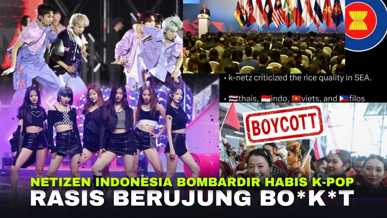 RASIS TAK TERKENDALI! MAKIN TEGANG ASEAN SEPAKAT BKOT K-POP! Netizen Indonesia Bombardir Korsel
