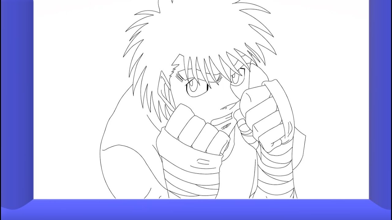 Aprende a dibujar a Ippo Makunouchi (Hajime no Ippo)
