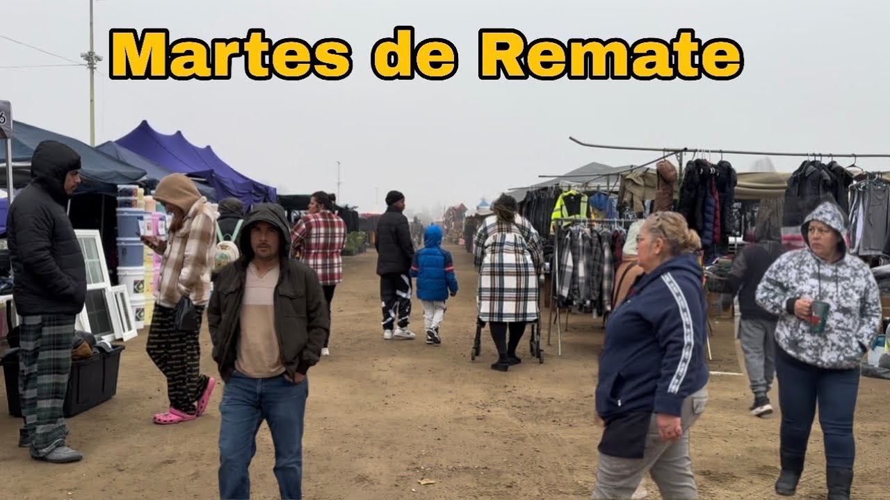MARTES DE REMATE EN CALIFORNIA MIRA TODO LO QUE SE VENDE EN EL NORTE CRES QUE ES BARATO O CARO?