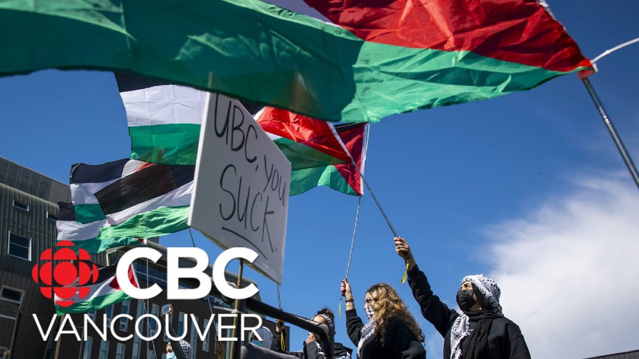 Pro-Palestinian encampment set up at UBC’s Point Grey campus