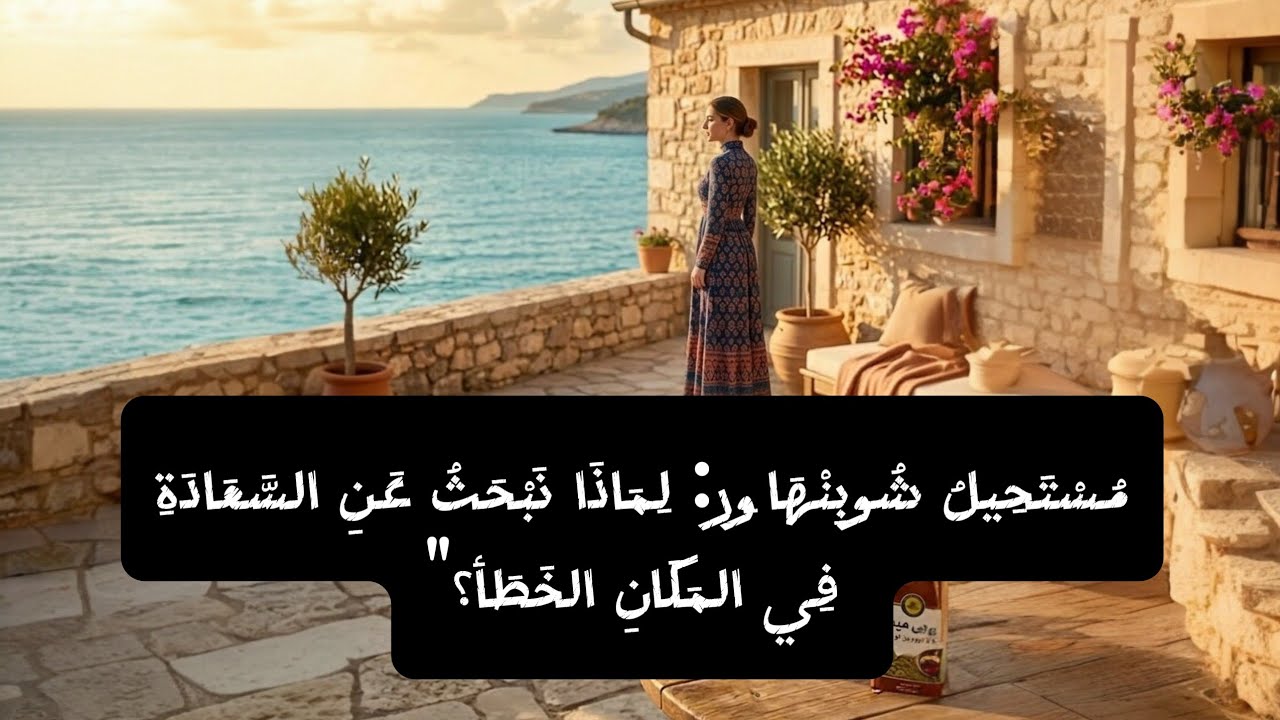 مُسْتَحِيلُ شُوبِنْهَاوِر: لِمَاذَا نَبْحَثُ عَنِ السَّعَادَةِ فِي المَكَانِ الخَطَأ؟#لون_بطعم_المتة