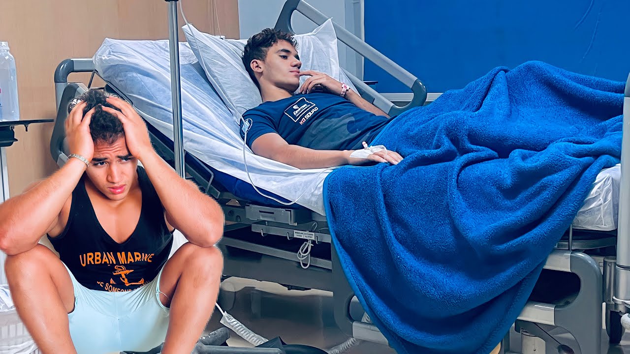 اخويا تعب واتحجز ف المستشفي 3 ايام😢💔