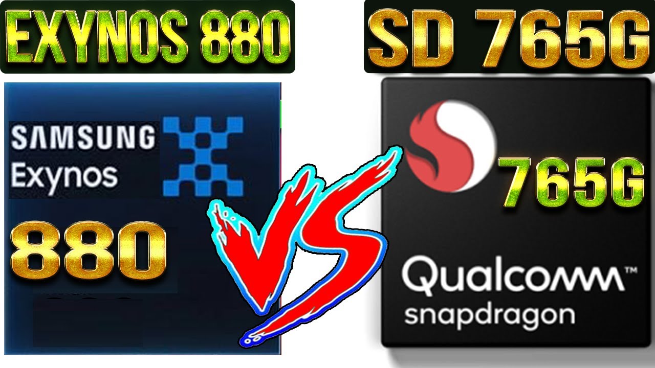 Exynos 880 Vs Snapdragon 765G | Which Is BETTER? | Qualcomm Snapdragon 765G Vs Samsung Exynos 880