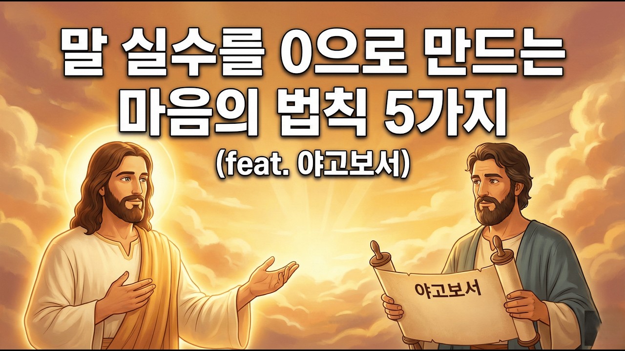 말 실수를 줄이고 싶다면 꼭 기억해야 할 야고보서의 5가지 경고
