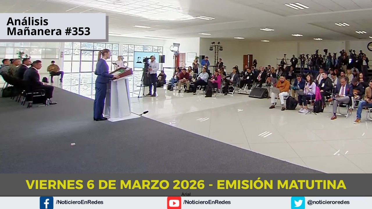 🔴 #EnVivo |  Conferencia Mañanera de la Presidenta Claudia Sheinbaum | Viernes 6 de Marzo 2026