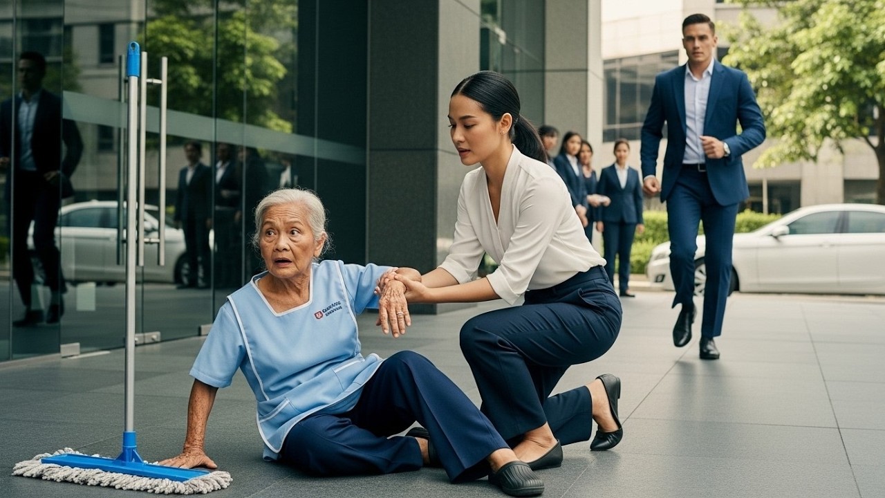 Tinulungan Ko ang Matandang Janitor… Nahulog Sa Akin ang Kanyang CEO Apo!