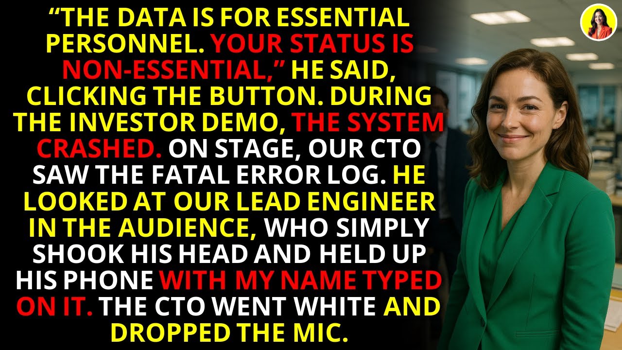 VP Called Me 'Non-Essential' – His Career Crashed at Investor Demo 💼 | #CorporateRevenge