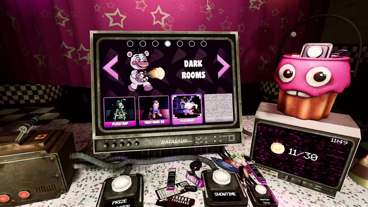 FNaF: Help Wanted (Non VR) - Dark Rooms - All Nights (Normal Mode) (PC HD) [1080p60FPS]