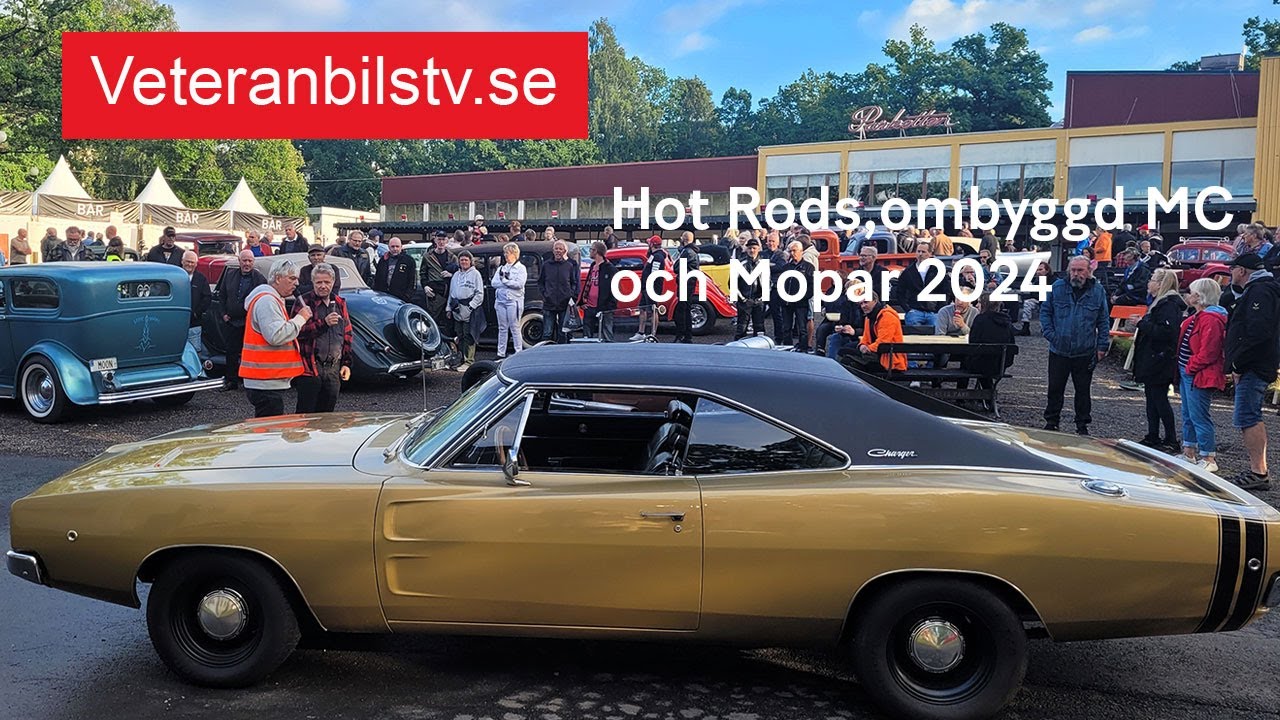 Hot Rods, ombyggd MC och Mopar - Huskvarna Folkets Park 2024