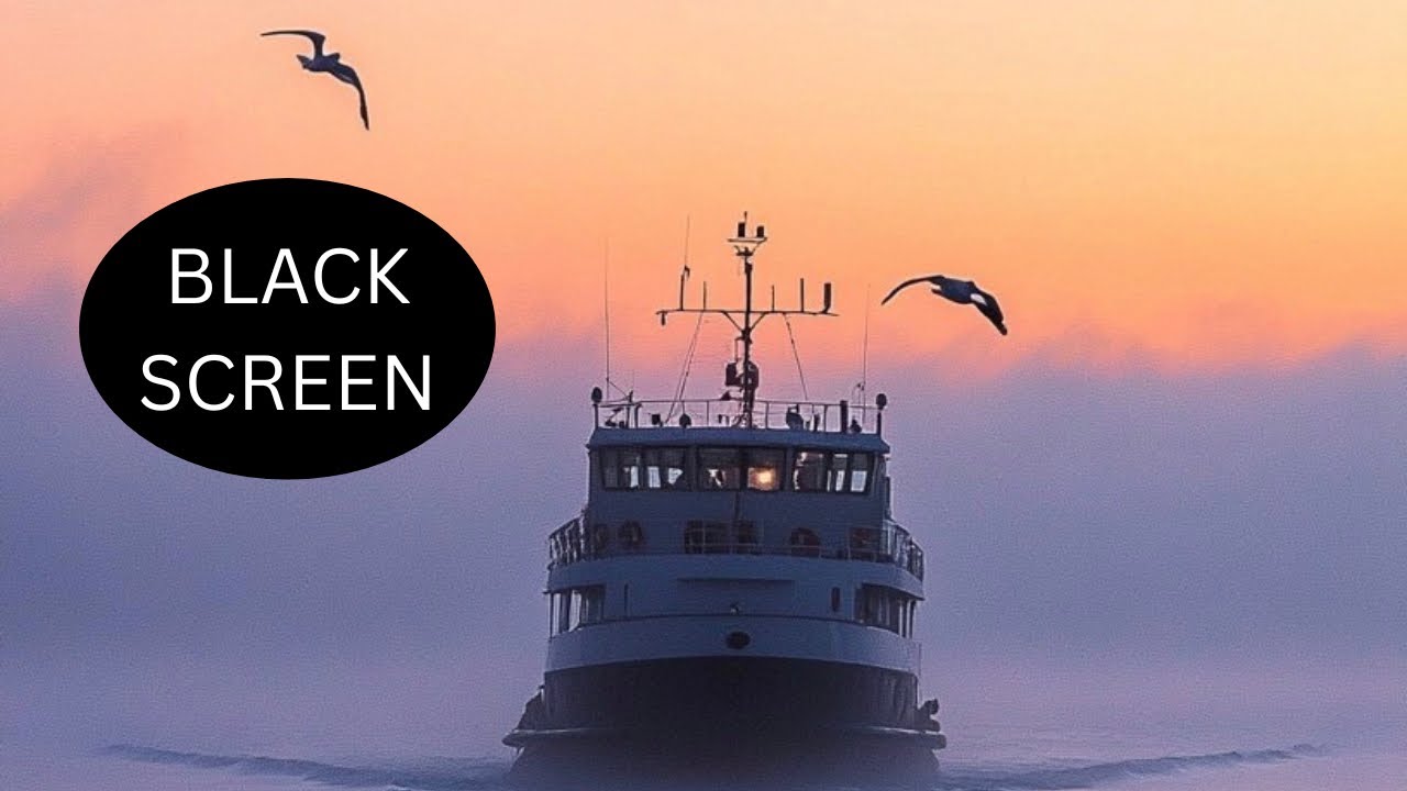 10 hours sleep white noise boat crossing heavy seas