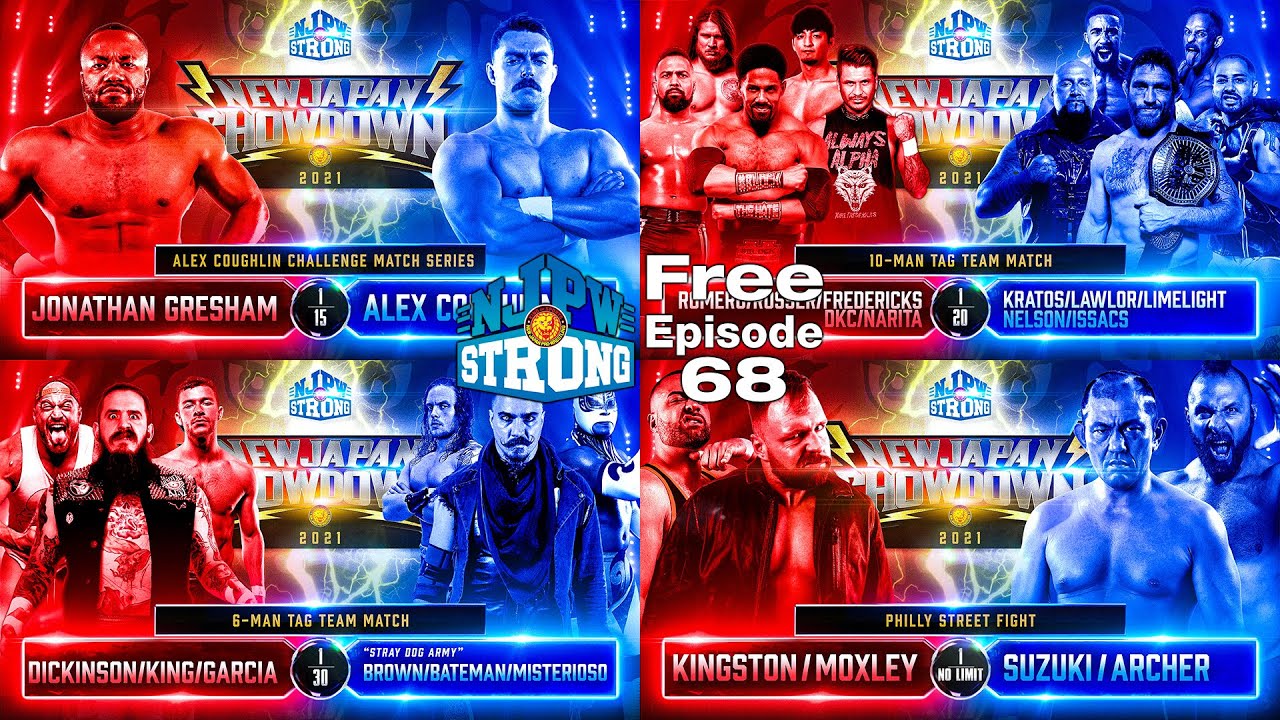 FREE FULL EPISODE! Minoru Suzuki & Lance Archer vs Jon Moxley & Eddie Kingston! | STRONG #68