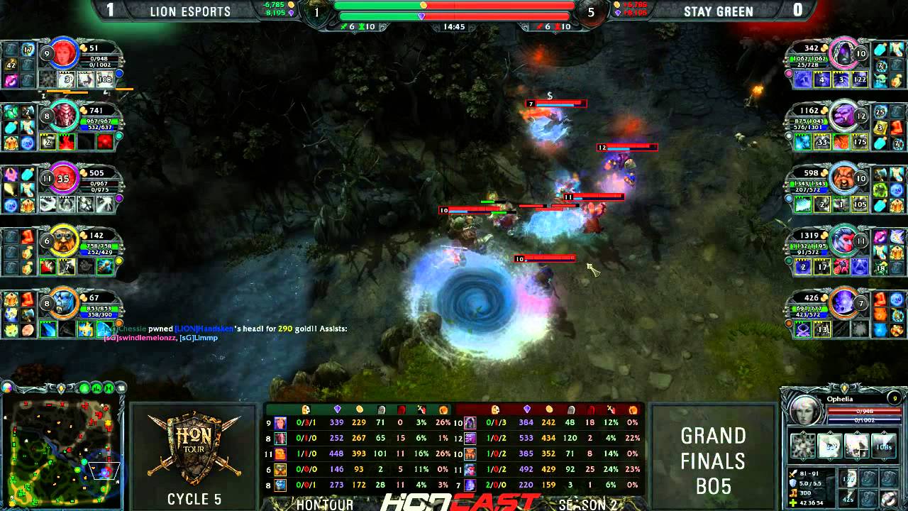 HoN Tour S2 Cycle 5 Grand Finals - sG vs LION game 1