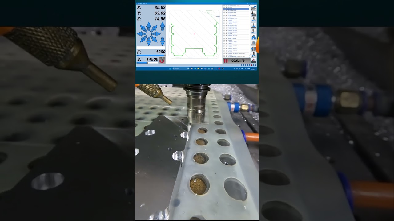 estlcam , auto tool change ,3d probe