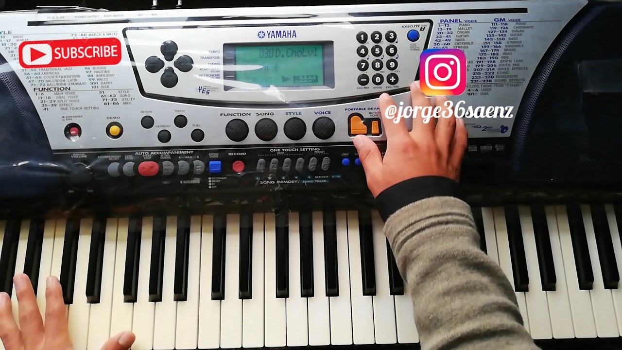 PROGRAMACIÓN YAMAHA  340  SONIDOS.... (STRING)