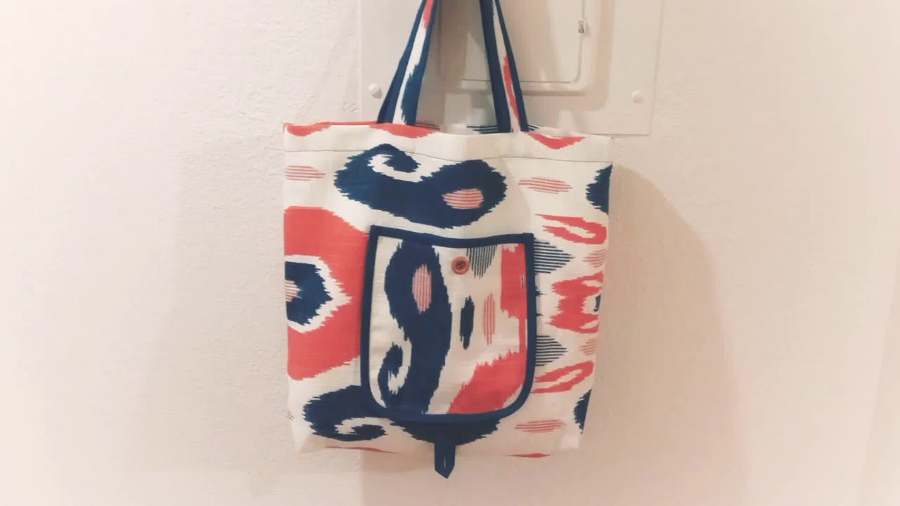 Foldable Shopping Bag DIY Make  Eco Bag/Tote Bag