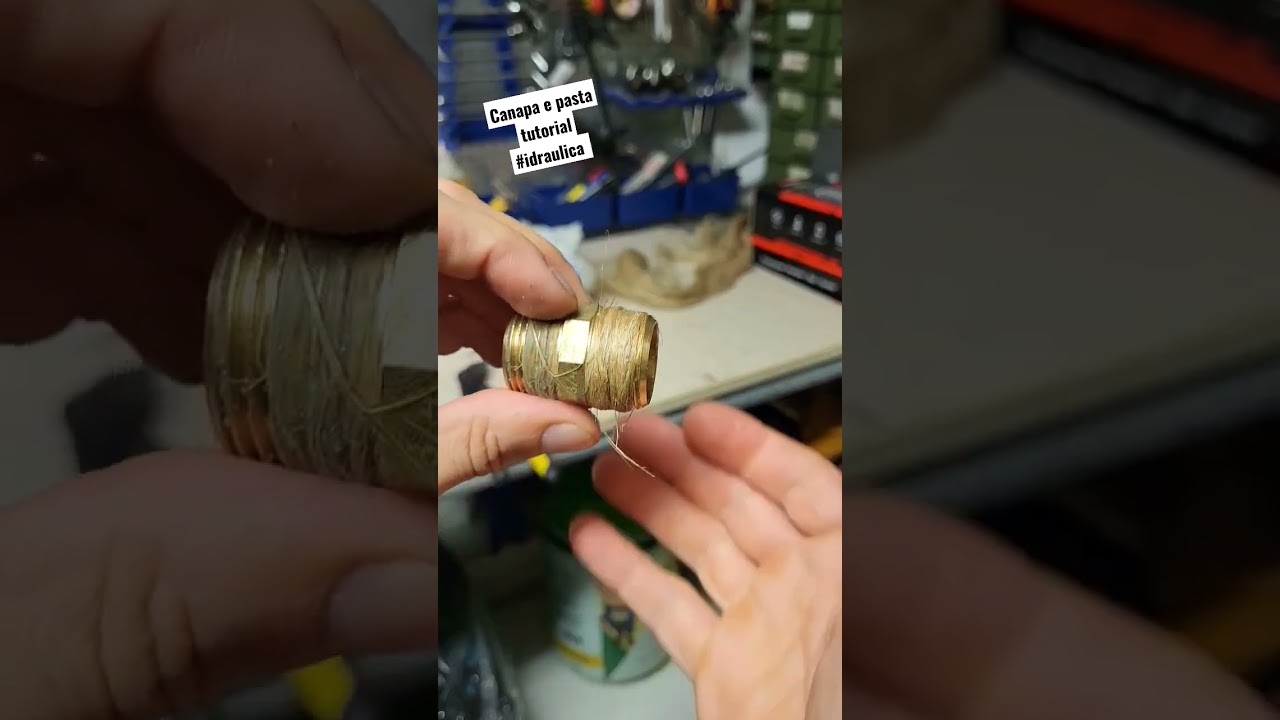 canapa stoppa e pasta raccordi tutorial #idraulica #faidate #ideas #tutorial #bricolage #diy #pasta