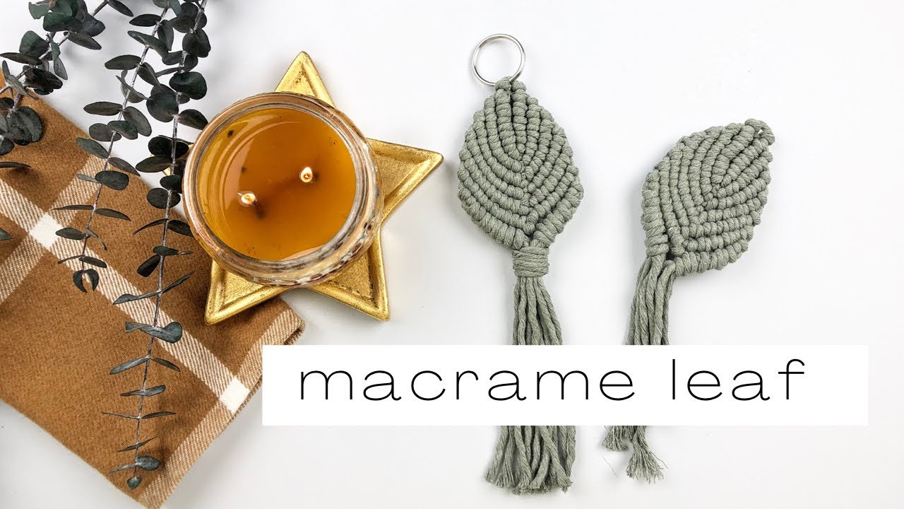 DIY: Macrame Leaf (STEP BY STEP)