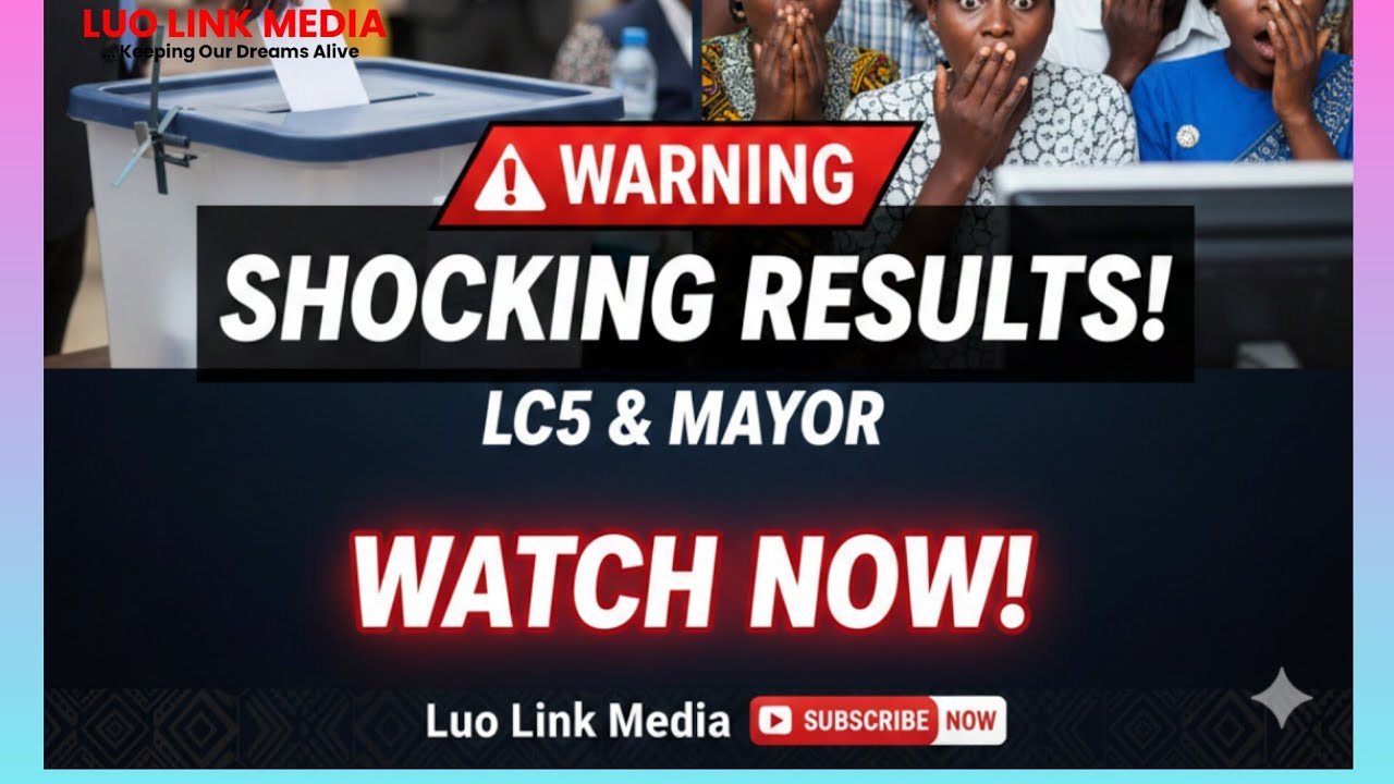 ​"Breaking News: Acholi  Sub region some LC5 and Mayor results may shock you. Watch now!"