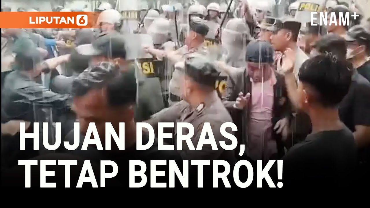 Demo Pembubaran DPR di Binjai Berujung Ricuh | Liputan6