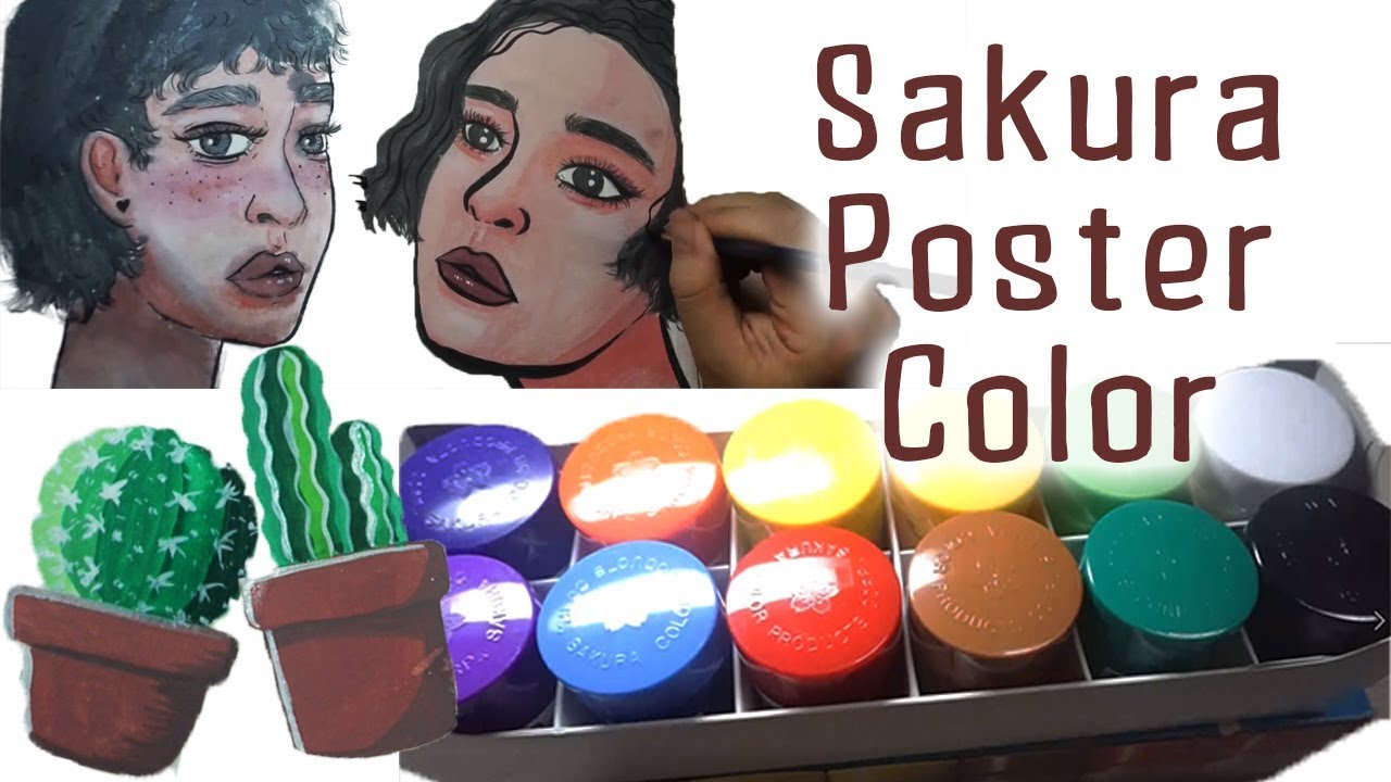 Sakura Poster Color Unboxing //just have some funnn