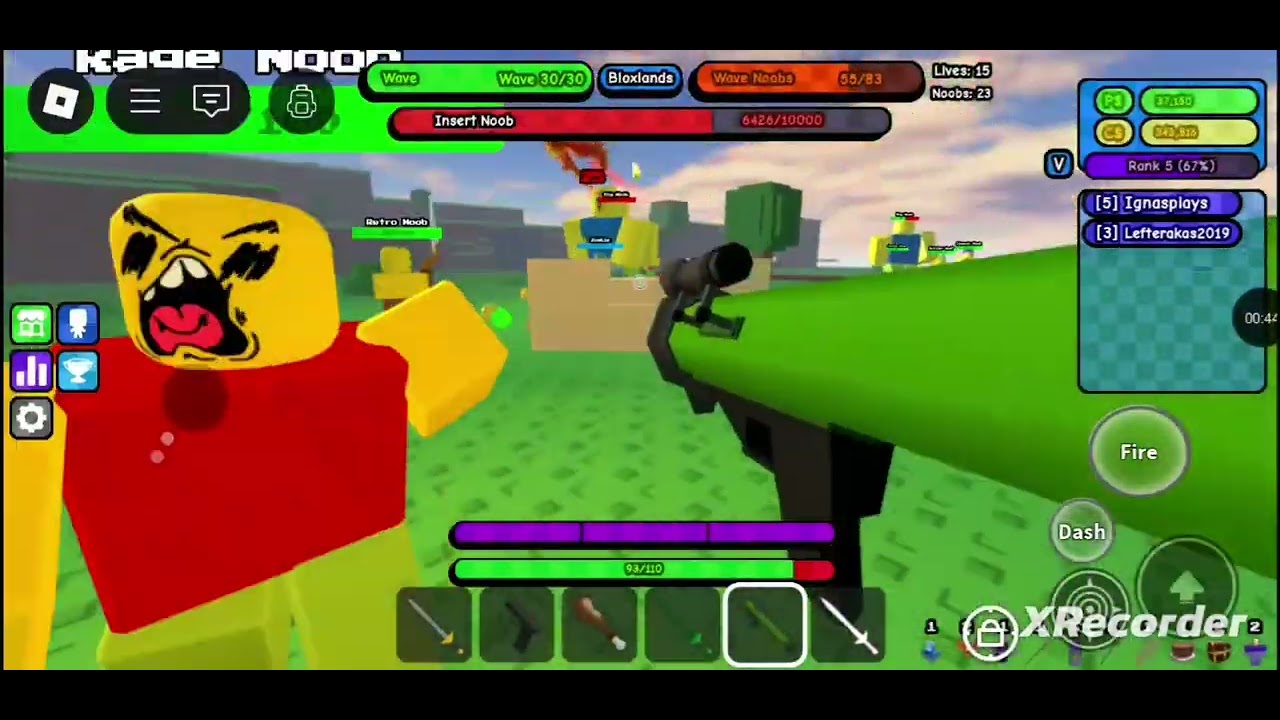 Roblox Noob Mayhem All Bosses & Minibosses