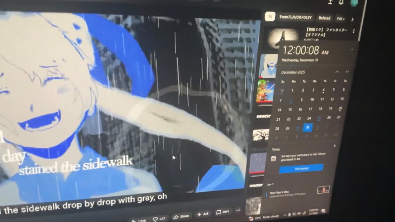 Perfectly timing weathergirl ft. Eleanor Forte on New Year’s 