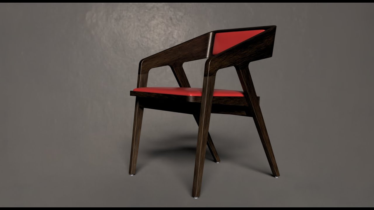 Fusion360 チェアモデリング＃1 Fusion360 Chair modeling