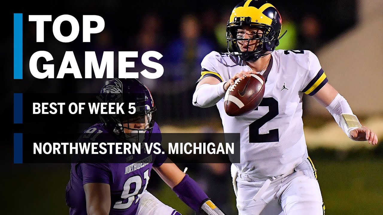 Top Games of 2018: Week 5 | Michigan Wolverines vs. Northwestern Wildcats | B1G Football