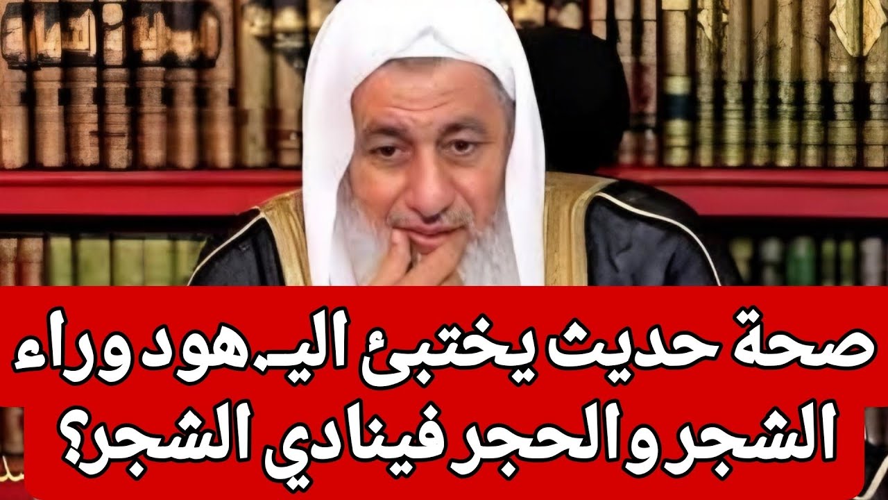صحة حديث يختبئ اليـ.هود وراء الشجر والحجر فينادي الشجر يا مسلم؟ 🤔