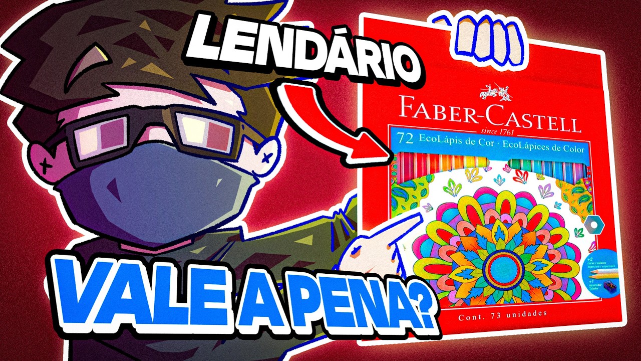 TESTEI o FABER CASTELL ECOLAPIS! ESSE é O MELHOR LÁPIS de COR ESCOLAR!? VALE A PENA?