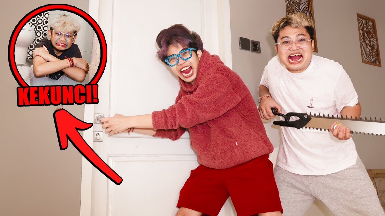 Sembunyi-Sembunyian di RUMAH BARU!!! Bocil Terkunci di Kamar Mandi Gudang! Ga Berhenti Nangis!!!😨