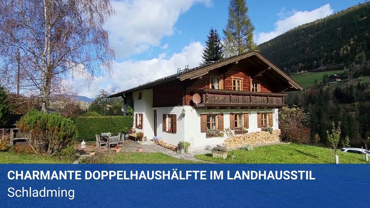 Charmante Doppelhaushälfte im Landhausstil in Schladming