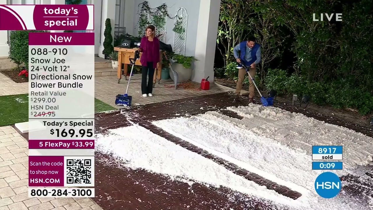 Комплект снегоочистителя Snow Joe 24 Вольт 12 дюймов